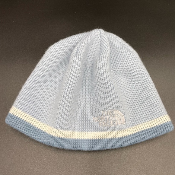 North Face Light Blue Infant Beanie Hat 